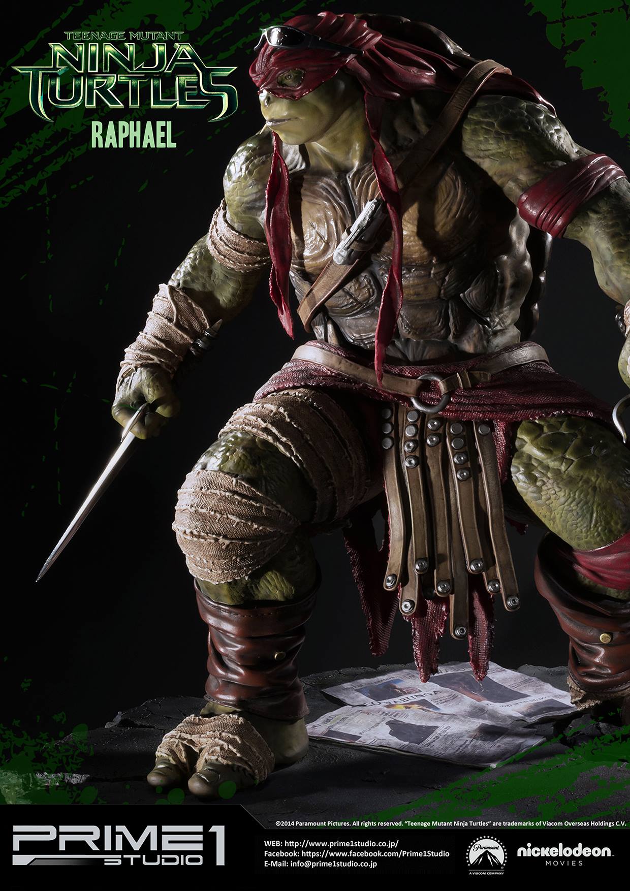 Teenage Mutant Ninja Turtles (2014) - Raphael - Museum Masterline Series  (MMTMNT-01) - 1/4 (Prime 1 Studio) photo 8