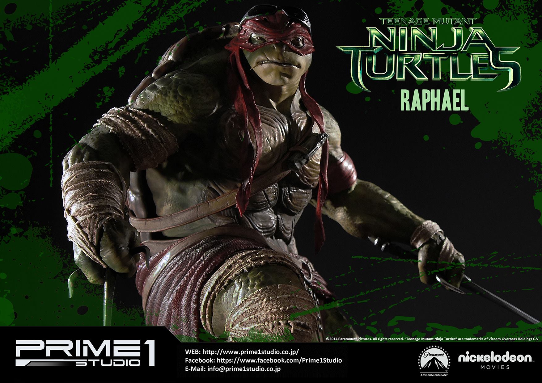 Teenage Mutant Ninja Turtles (2014) - Raphael - Museum Masterline Series  (MMTMNT-01) - 1/4 (Prime 1 Studio) photo 12