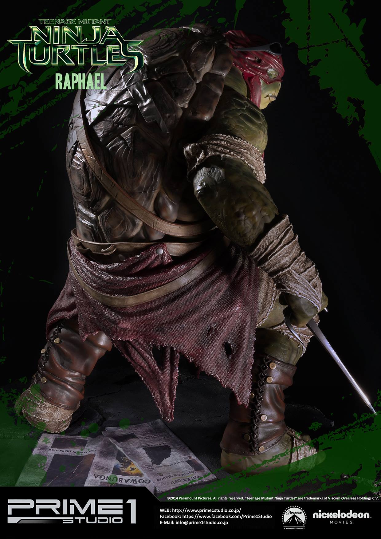 Teenage Mutant Ninja Turtles (2014) - Raphael - Museum Masterline Series  (MMTMNT-01) - 1/4 (Prime 1 Studio) photo 13