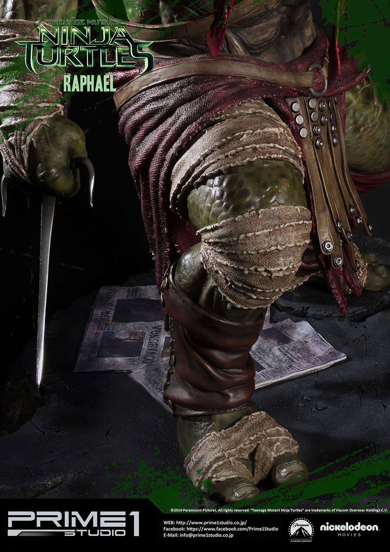 Teenage Mutant Ninja Turtles (2014) - Raphael - Museum Masterline Series  (MMTMNT-01) - 1/4 (Prime 1 Studio) photo 19
