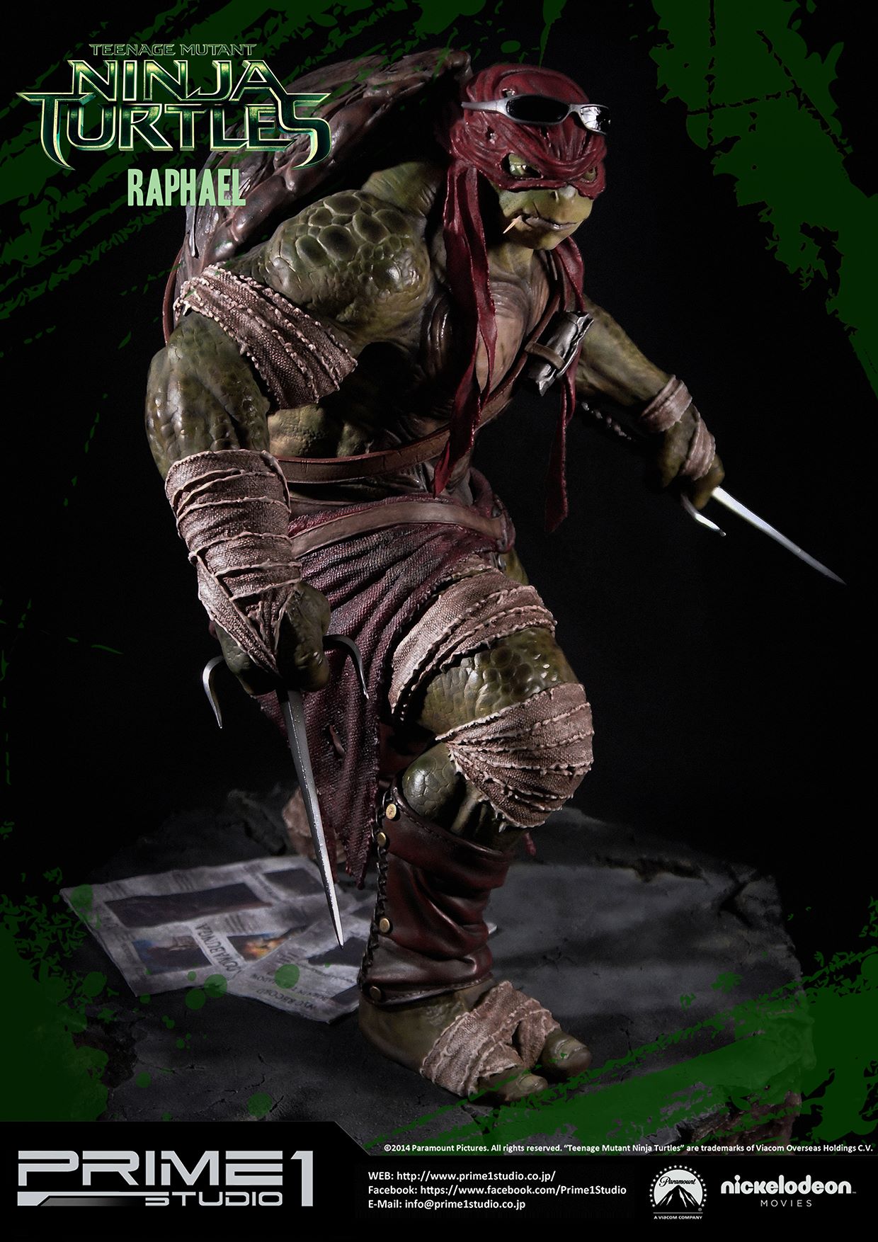 Teenage Mutant Ninja Turtles (2014) - Raphael - Museum Masterline Series  (MMTMNT-01) - 1/4 (Prime 1 Studio) photo 23