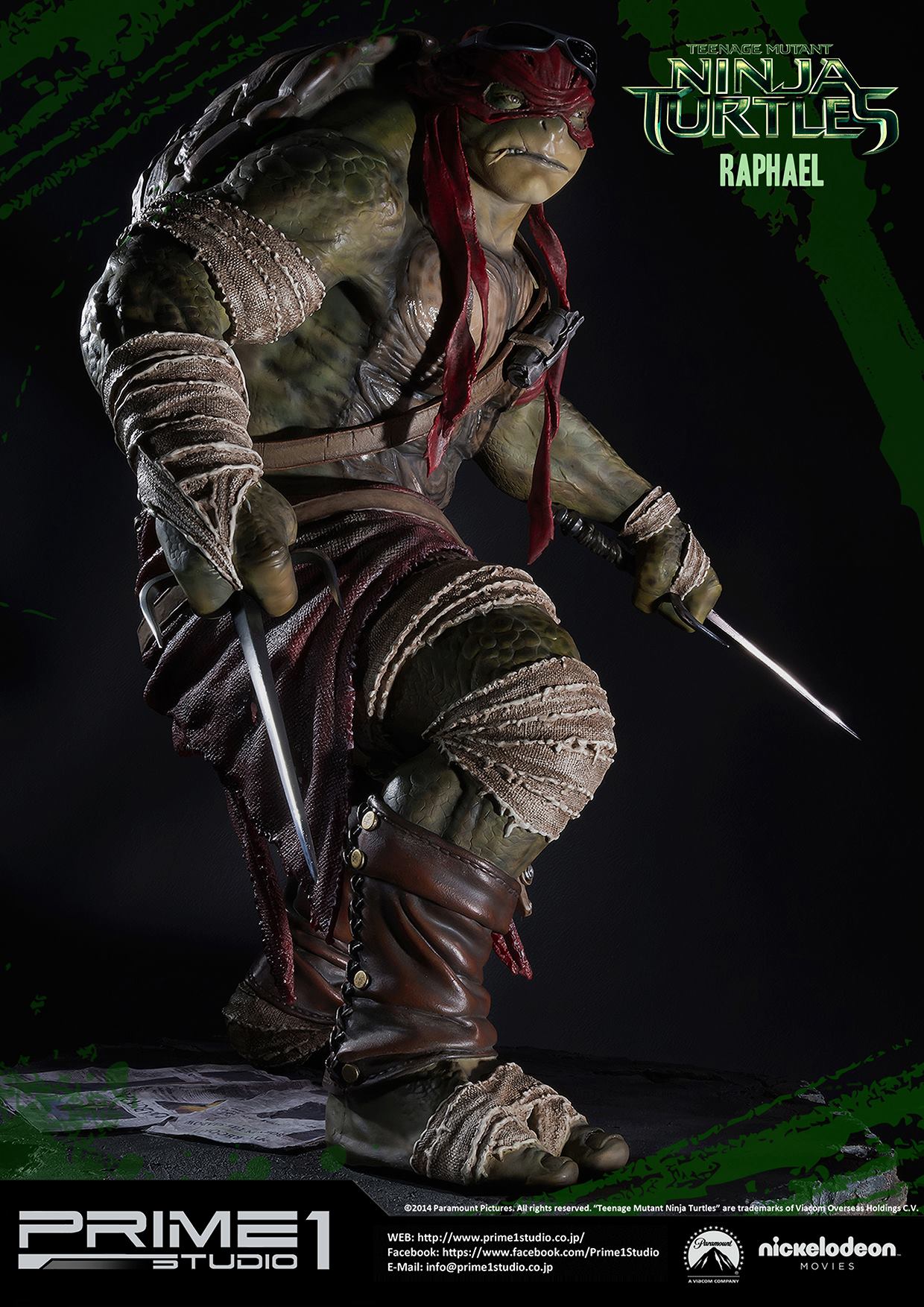 Teenage Mutant Ninja Turtles (2014) - Raphael - Museum Masterline Series  (MMTMNT-01) - 1/4 (Prime 1 Studio) photo 26