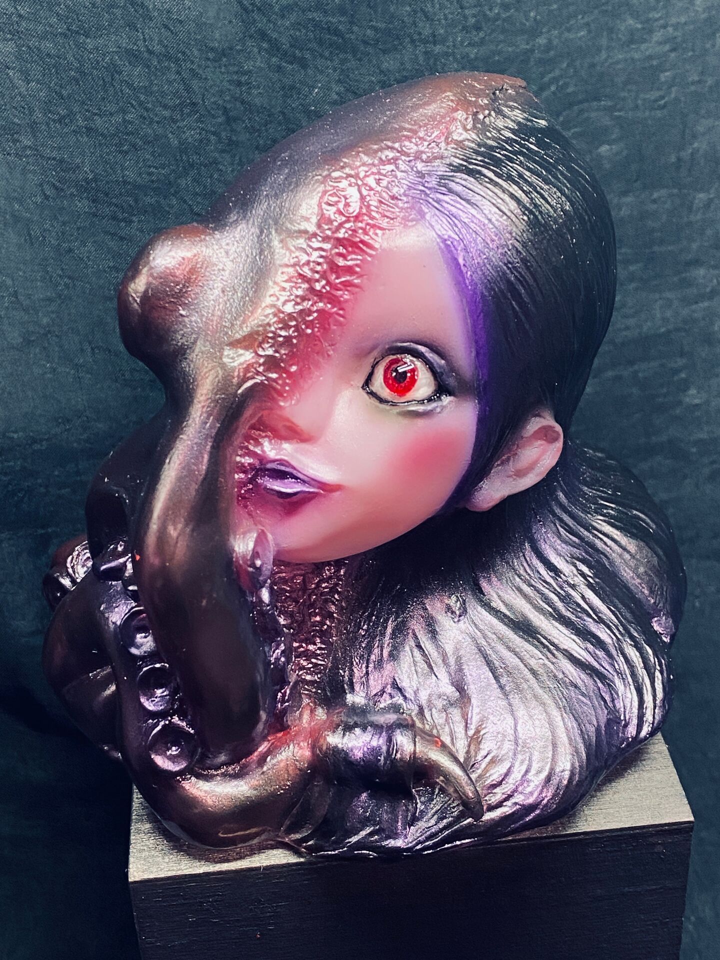 Original - Sofubi Figure - Shinsetsu Mononoke Shoujo - Takonai -Genya- (Hikari Toys) photo 3