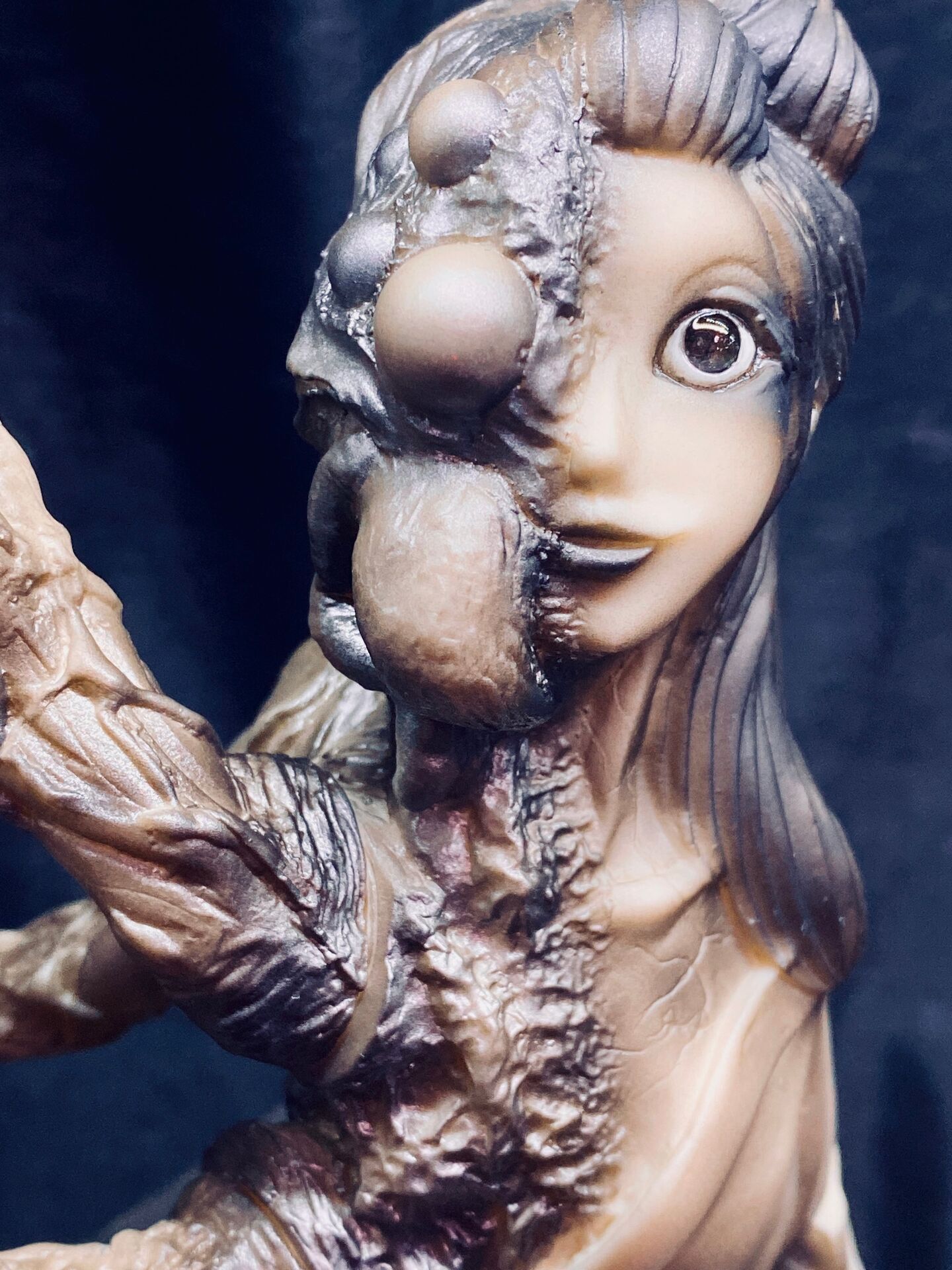 Original - Sofubi Figure - Shinsetsu: Mononoke Shoujo - Jorōgumo -c minus colour ver. (Hikari Toys)