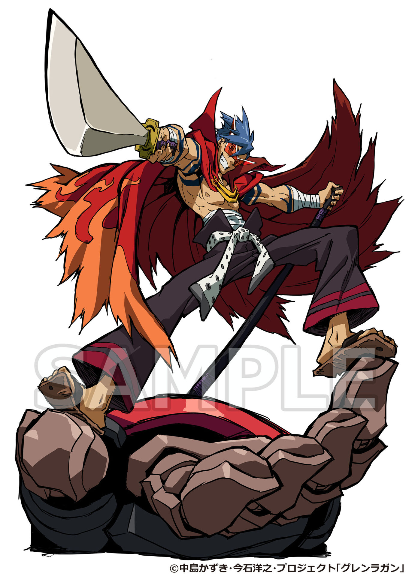 Tengen Toppa Gurren-Lagann - Gurren - Kamina (Alice Glint, Proof)
