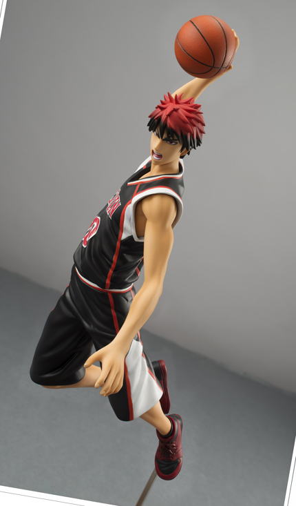 Kuroko no Basket - Kagami Taiga - Kuroko no Basket Figure Series - 1/8 - Black Uniform ver. (MegaHouse)