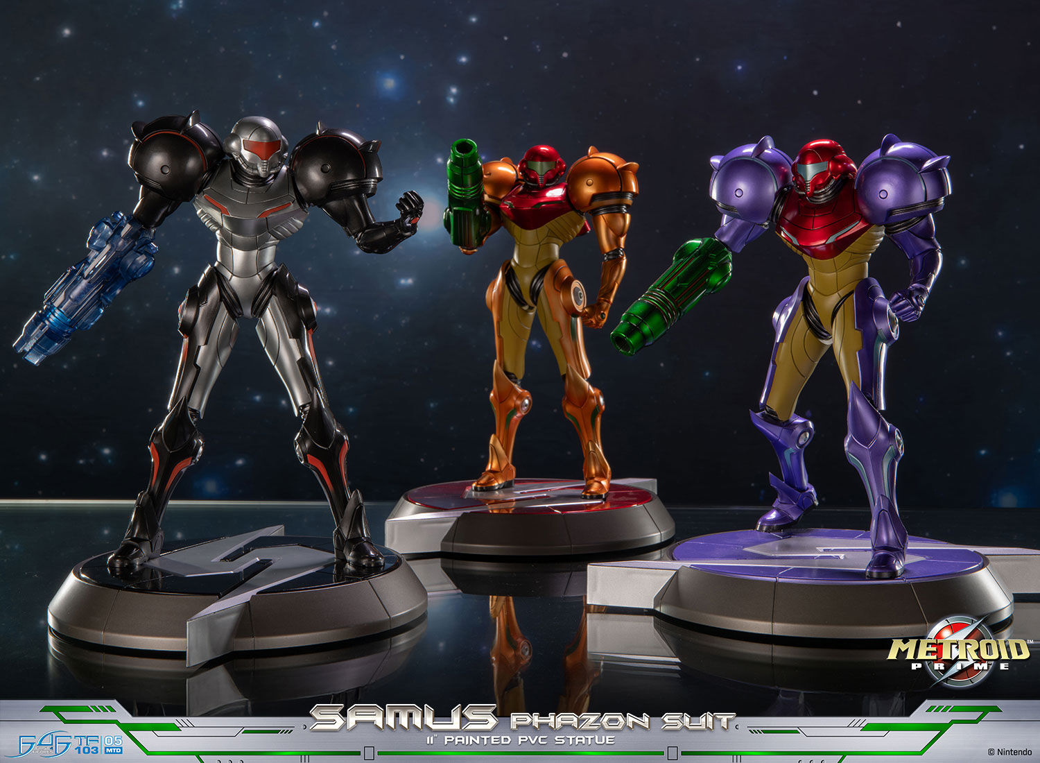 Metroid Prime - Samus Aran - True Form - Gravity Suit (First 4 Figures) photo 11