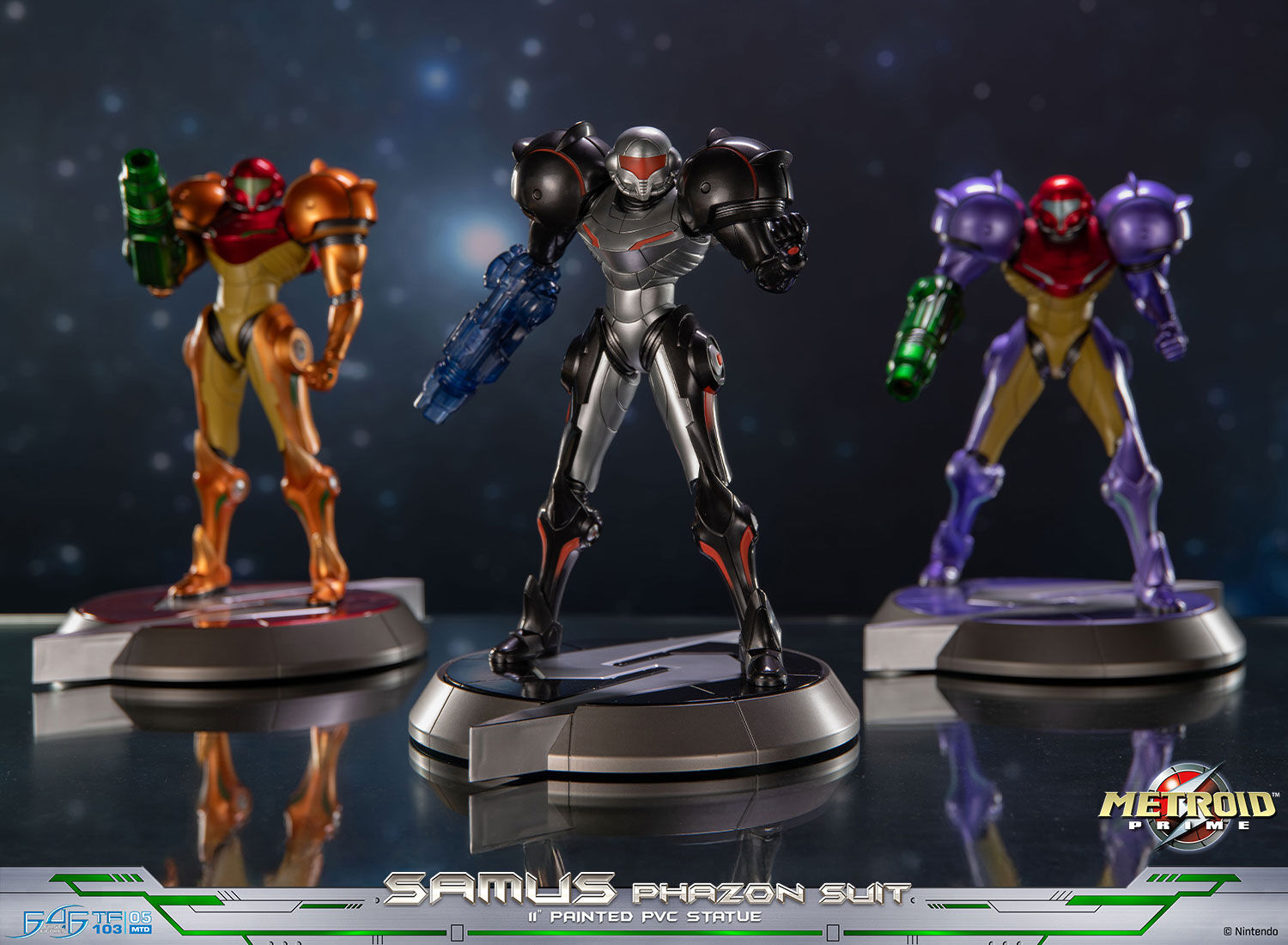 Metroid Prime - Samus Aran - True Form - Gravity Suit (First 4 Figures) photo 12