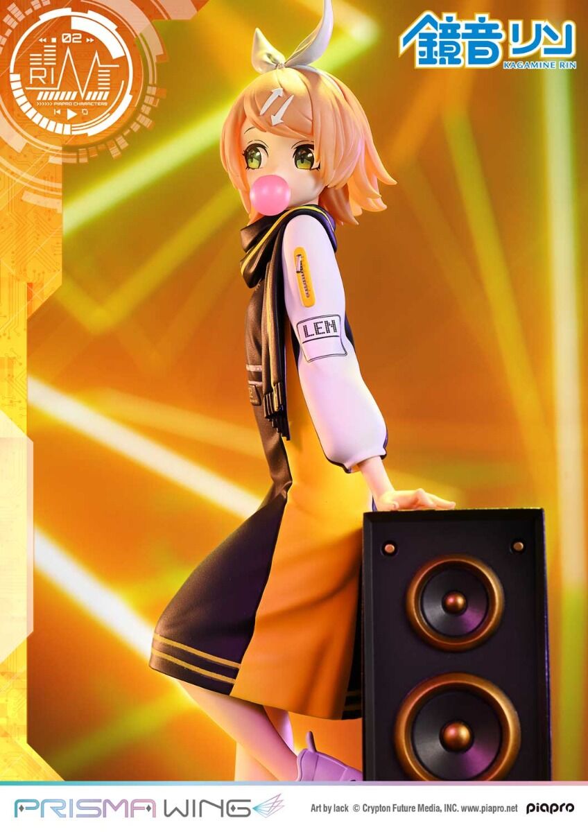 Piapro Characters - Kagamine Rin - Prisma Wing  (PWPCL-03P) - 1/7 (Prime 1 Studio) photo 9