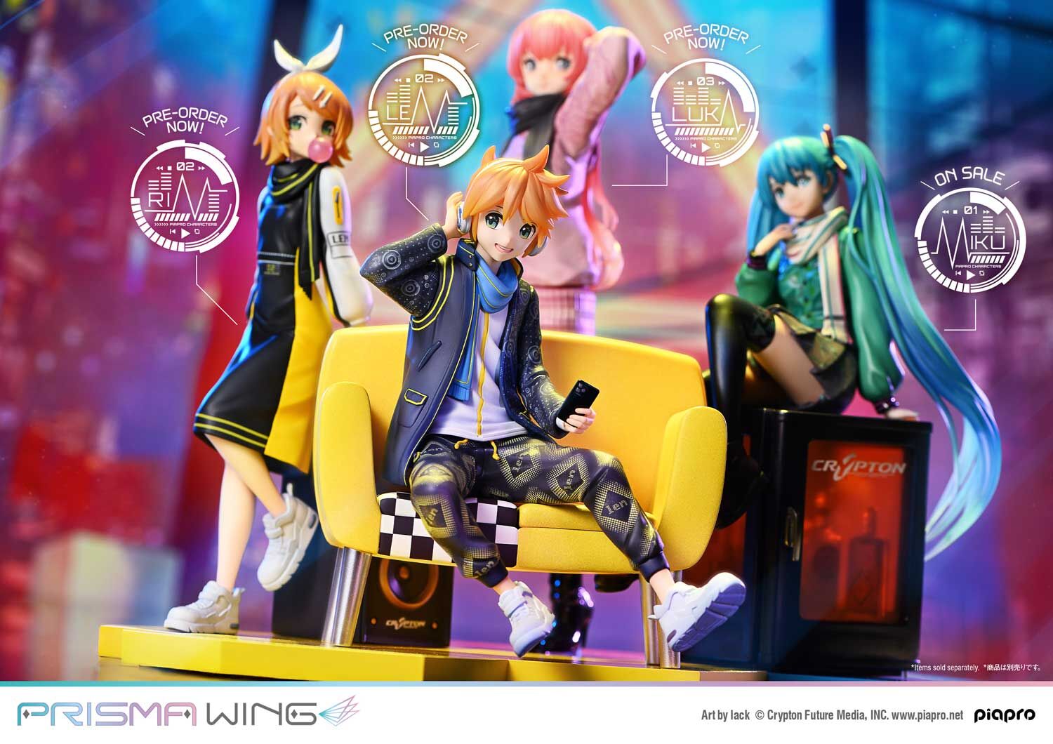 Piapro Characters - Kagamine Rin - Prisma Wing  (PWPCL-03P) - 1/7 (Prime 1 Studio) photo 22