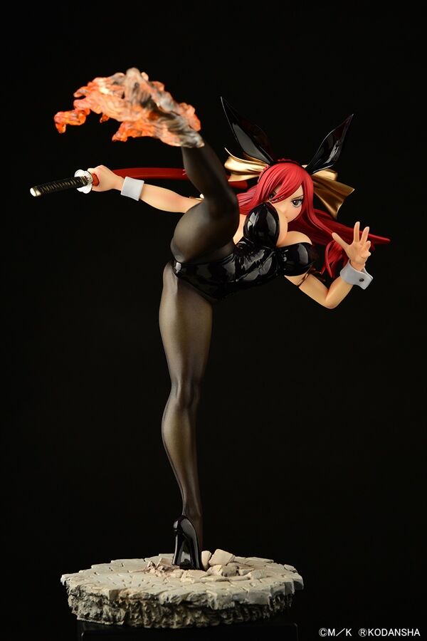 Fairy Tail - Erza Scarlet - 1/6 - High Kick Ver., Black Bunny (Orca Toys) photo 2
