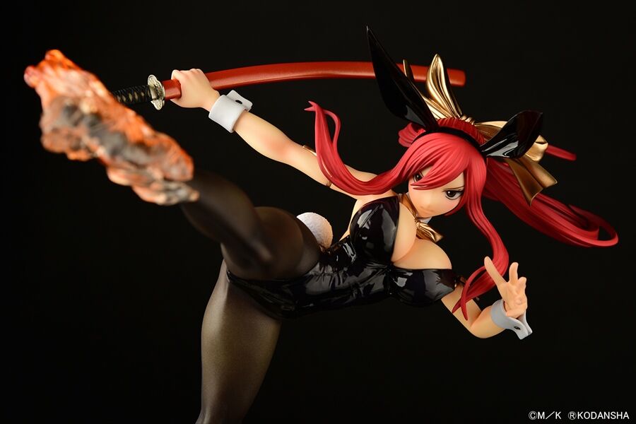 Fairy Tail - Erza Scarlet - 1/6 - High Kick Ver., Black Bunny (Orca Toys) photo 5