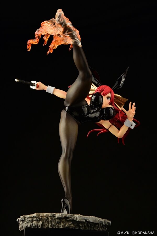 Fairy Tail - Erza Scarlet - 1/6 - High Kick Ver., Black Bunny (Orca Toys) photo 7