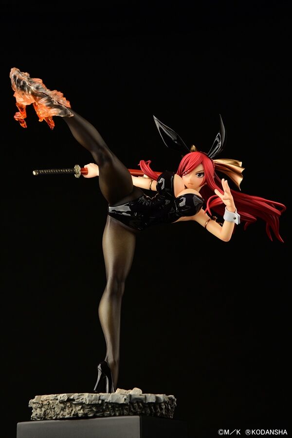 Fairy Tail - Erza Scarlet - 1/6 - High Kick Ver., Black Bunny (Orca Toys) photo 9