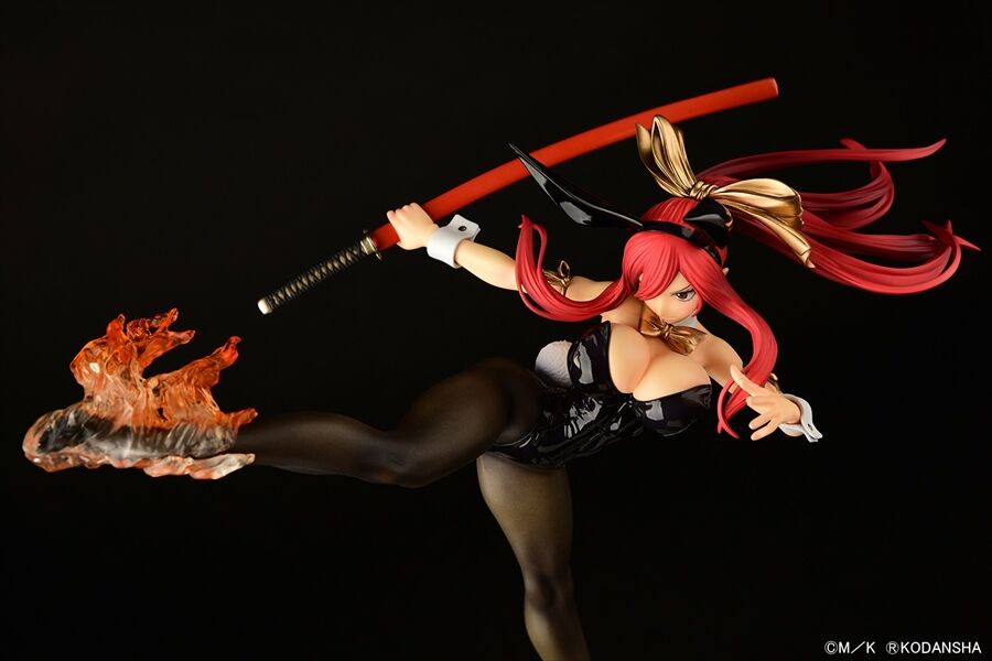 Fairy Tail - Erza Scarlet - 1/6 - High Kick Ver., Black Bunny (Orca Toys) photo 11