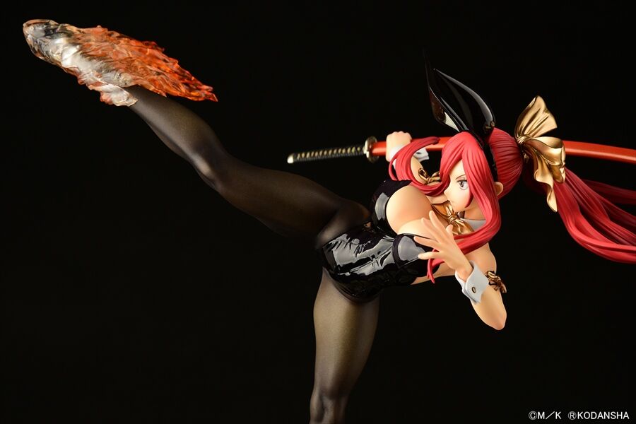 Fairy Tail - Erza Scarlet - 1/6 - High Kick Ver., Black Bunny (Orca Toys) photo 12