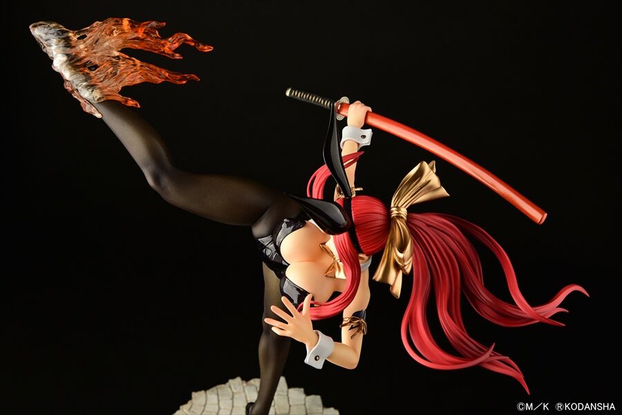Fairy Tail - Erza Scarlet - 1/6 - High Kick Ver., Black Bunny (Orca Toys) photo 13