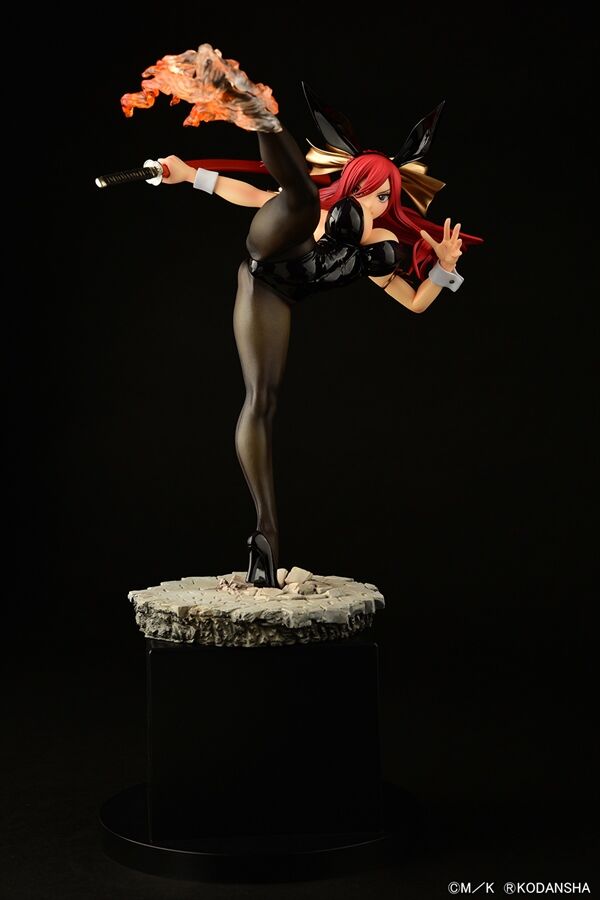 Fairy Tail - Erza Scarlet - 1/6 - High Kick Ver., Black Bunny (Orca Toys) photo 16