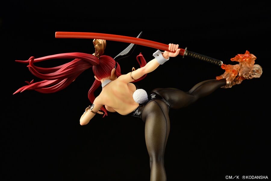Fairy Tail - Erza Scarlet - 1/6 - High Kick Ver., Black Bunny (Orca Toys) photo 20