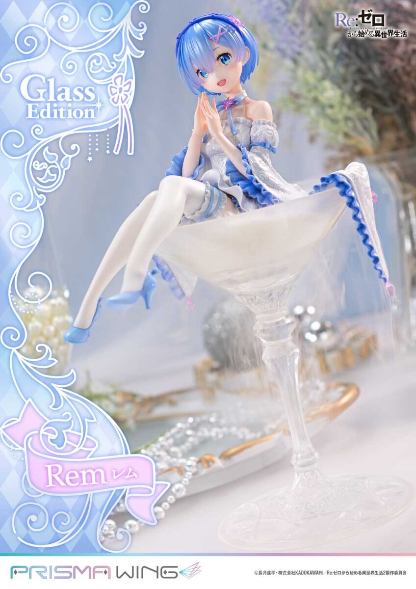 Re:Zero kara Hajimeru Isekai Seikatsu - Rem - Prisma Wing (PWRZR-01PS) - 1/7 - Glass Edition, Bonus Version (Prime 1 Studio) photo 2