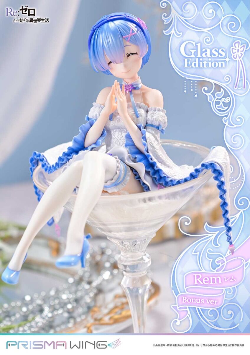 Re:Zero kara Hajimeru Isekai Seikatsu - Rem - Prisma Wing (PWRZR-01PS) - 1/7 - Glass Edition, Bonus Version (Prime 1 Studio) photo 8