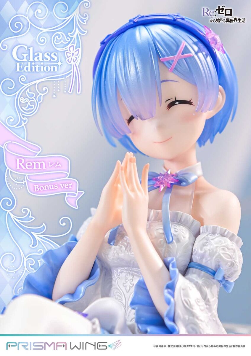 Re:Zero kara Hajimeru Isekai Seikatsu - Rem - Prisma Wing (PWRZR-01PS) - 1/7 - Glass Edition, Bonus Version (Prime 1 Studio) photo 21