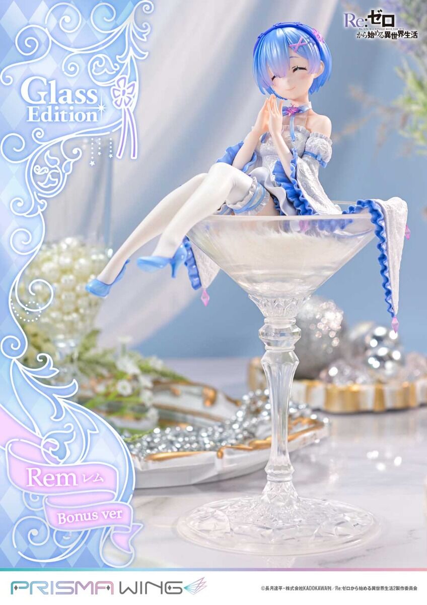 Re:Zero kara Hajimeru Isekai Seikatsu - Rem - Prisma Wing (PWRZR-01PS) - 1/7 - Glass Edition, Bonus Version (Prime 1 Studio) photo 22