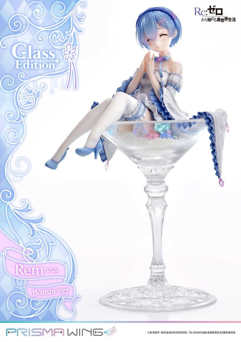 Re:Zero kara Hajimeru Isekai Seikatsu - Rem - Prisma Wing (PWRZR-01PS) - 1/7 - Glass Edition, Bonus Version (Prime 1 Studio) photo 24
