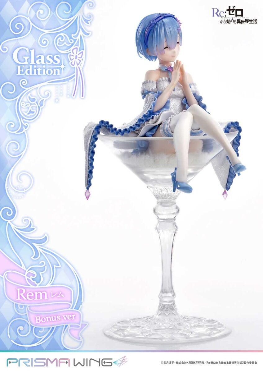 Re:Zero kara Hajimeru Isekai Seikatsu - Rem - Prisma Wing (PWRZR-01PS) - 1/7 - Glass Edition, Bonus Version (Prime 1 Studio) photo 25