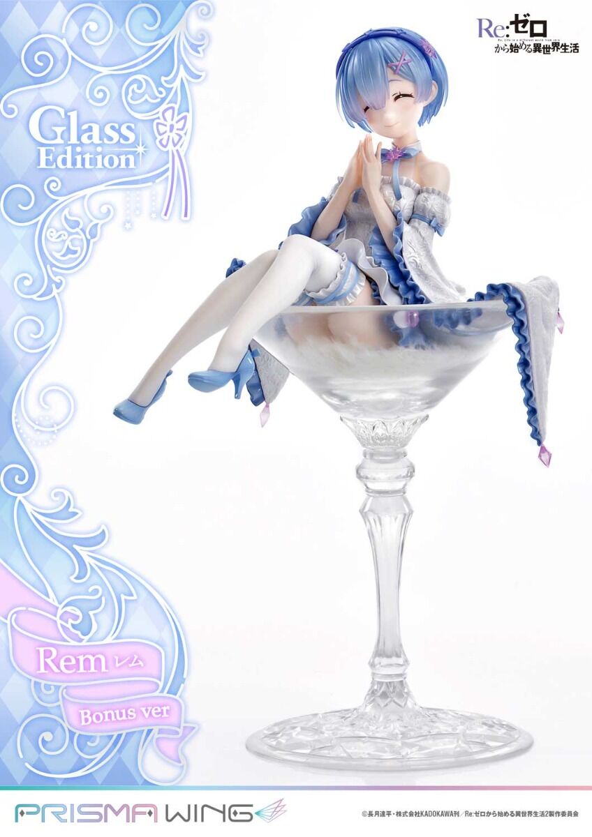 Re:Zero kara Hajimeru Isekai Seikatsu - Rem - Prisma Wing (PWRZR-01PS) - 1/7 - Glass Edition, Bonus Version (Prime 1 Studio) photo 28