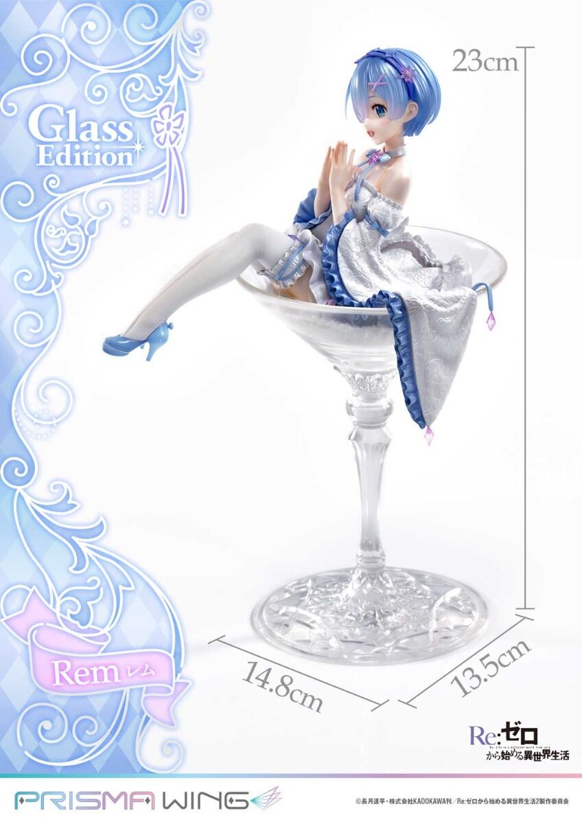 Re:Zero kara Hajimeru Isekai Seikatsu - Rem - Prisma Wing (PWRZR-01PS) - 1/7 - Glass Edition, Bonus Version (Prime 1 Studio) photo 33