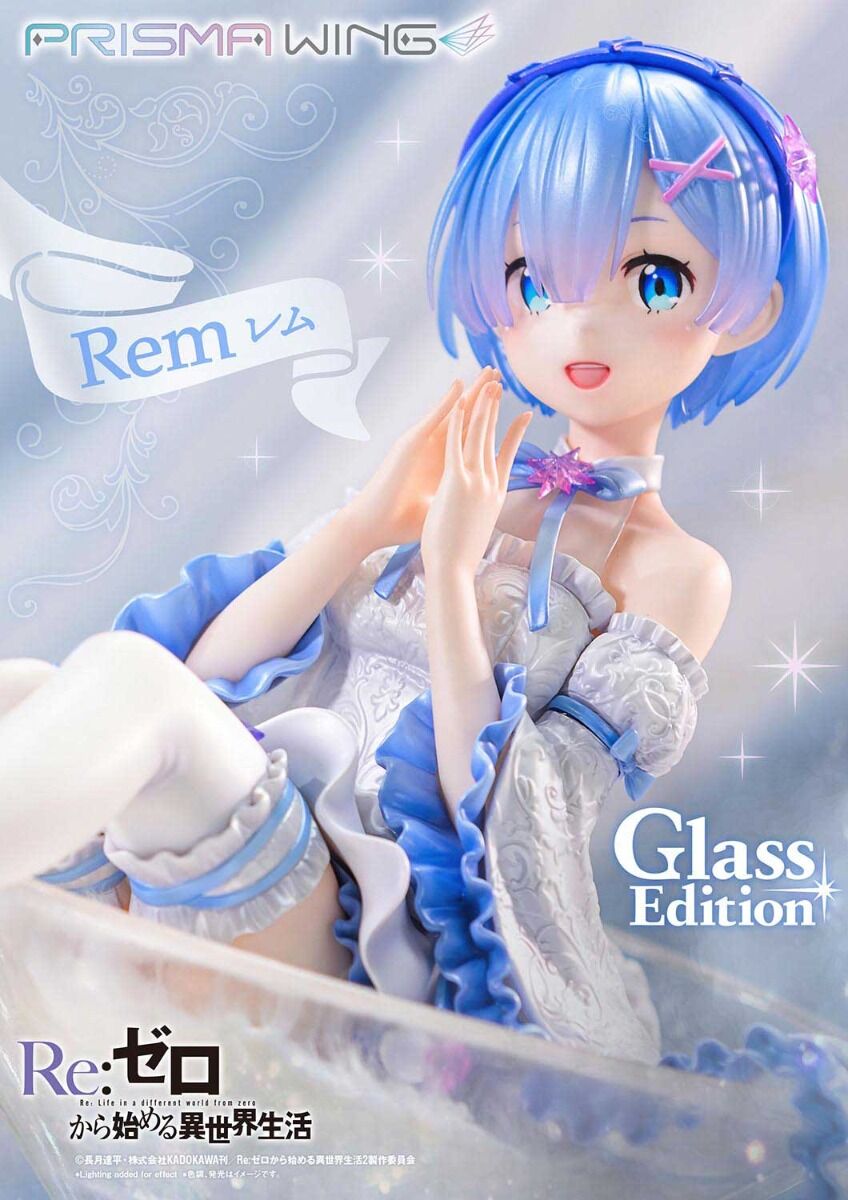 Re:Zero kara Hajimeru Isekai Seikatsu - Rem - Prisma Wing (PWRZR-01PS) - 1/7 - Glass Edition, Bonus Version (Prime 1 Studio) photo 43