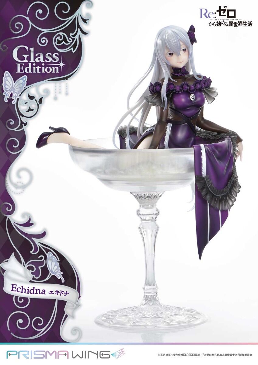 Re:Zero kara Hajimeru Isekai Seikatsu - Echidna - Prisma Wing  (PWRZR-02PS) - 1/7 - Glass Edition, Bonus Version (Prime 1 Studio) photo 13