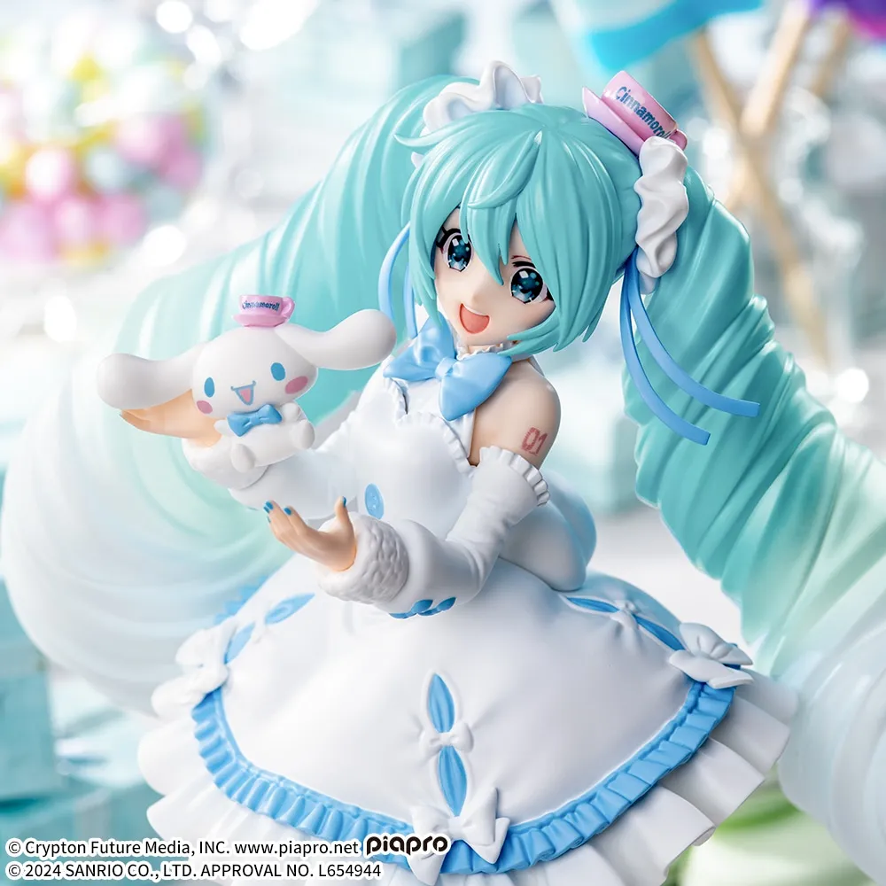 Cinnamoroll - Piapro Characters - Hatsune Miku - Hatsune Miku x Cinnamoroll - Luminasta - White Dress Ver. (SEGA) photo 3