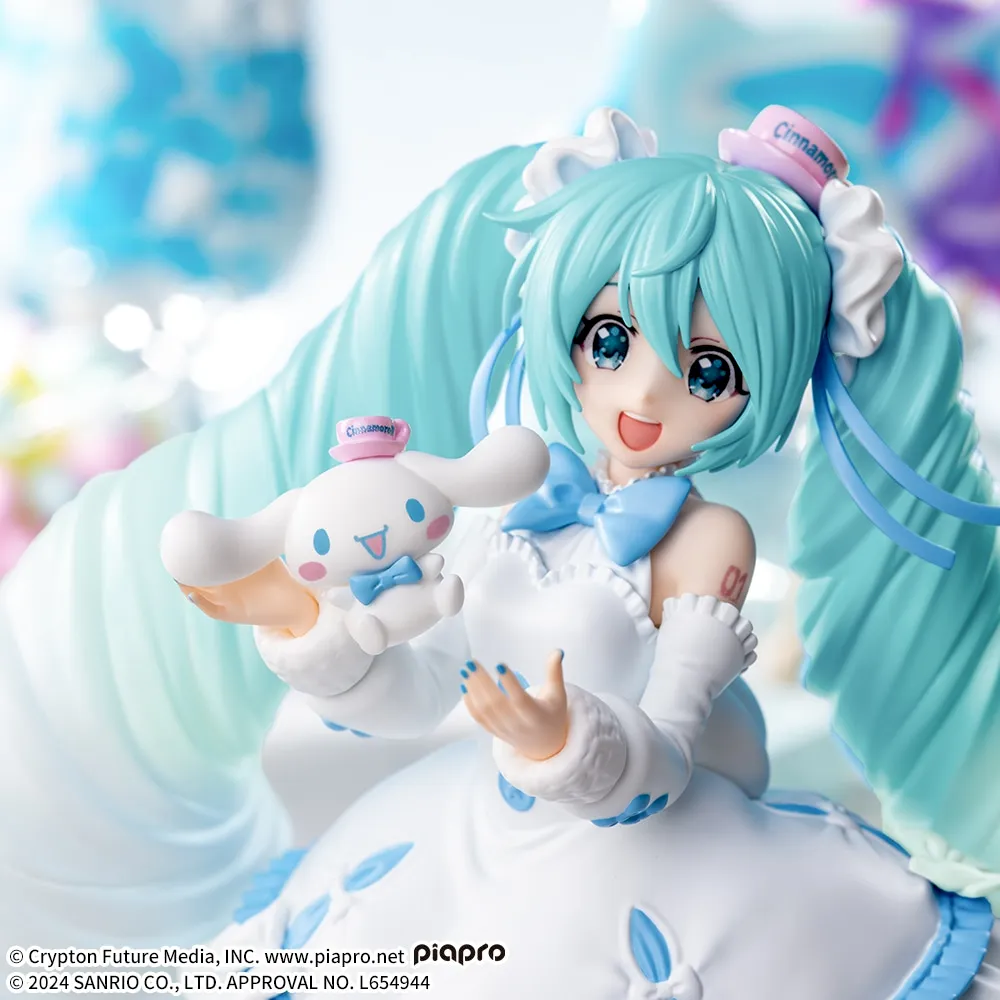 Cinnamoroll - Piapro Characters - Hatsune Miku - Hatsune Miku x Cinnamoroll - Luminasta - White Dress Ver. (SEGA) photo 4