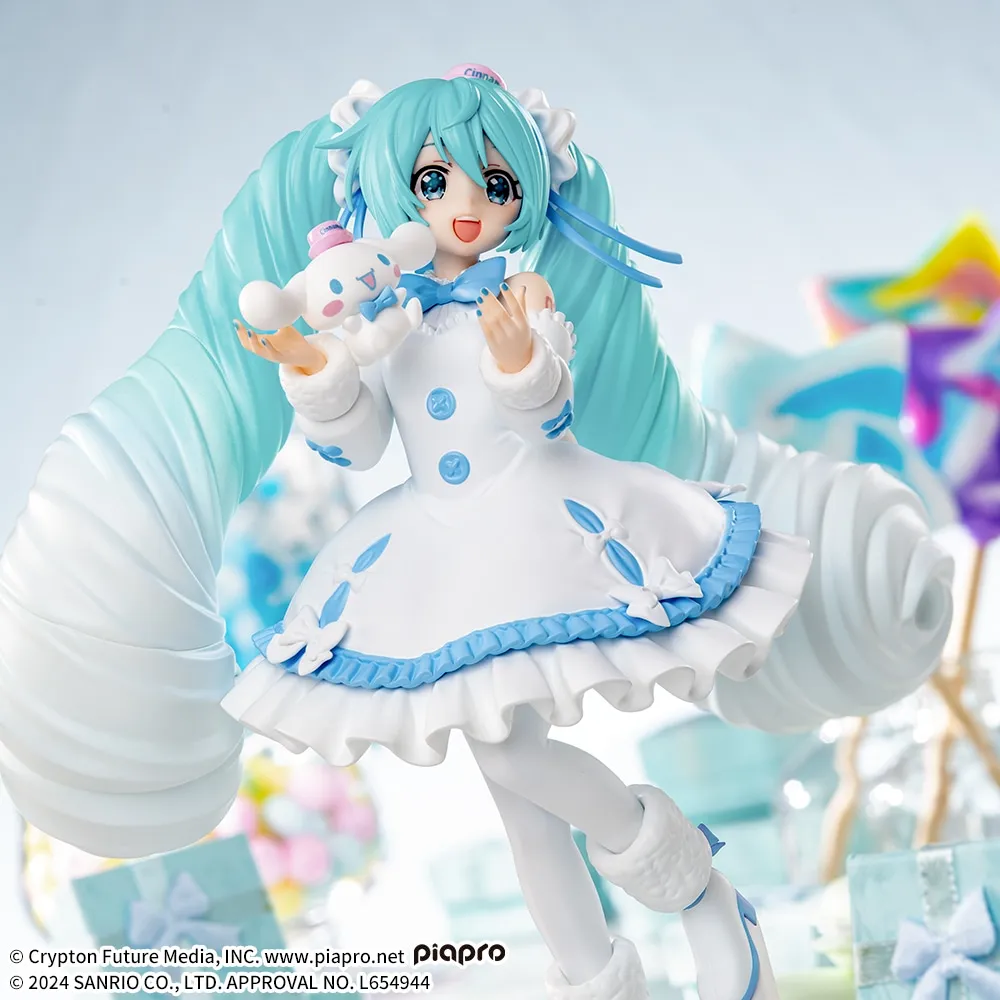 Cinnamoroll - Piapro Characters - Hatsune Miku - Hatsune Miku x Cinnamoroll - Luminasta - White Dress Ver. (SEGA) photo 6