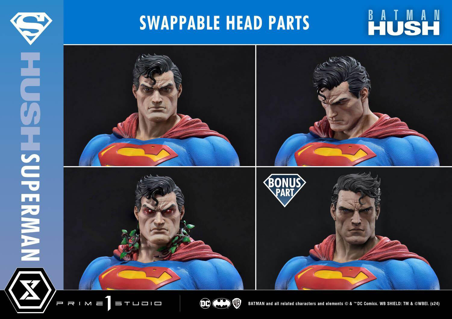 Batman: Hush - Superman - Ultimate Premium Masterline  (UPMDC-10S) - 1/4 - Bonus Version (Prime 1 Studio) photo 28