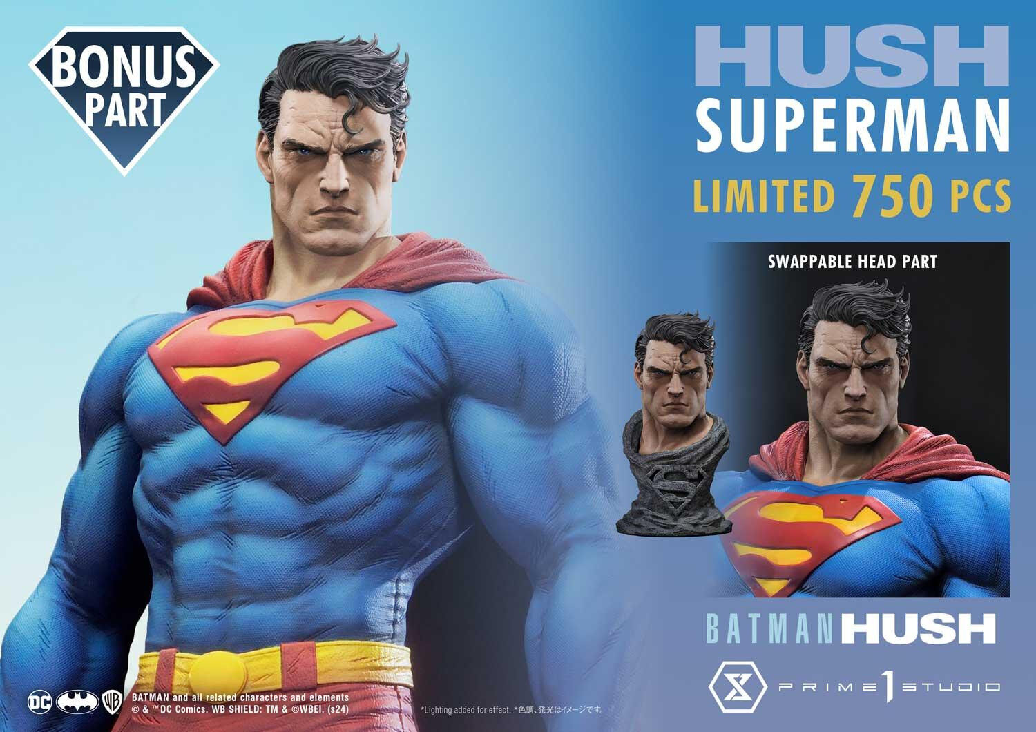 Batman: Hush - Superman - Ultimate Premium Masterline  (UPMDC-10S) - 1/4 - Bonus Version (Prime 1 Studio) photo 30