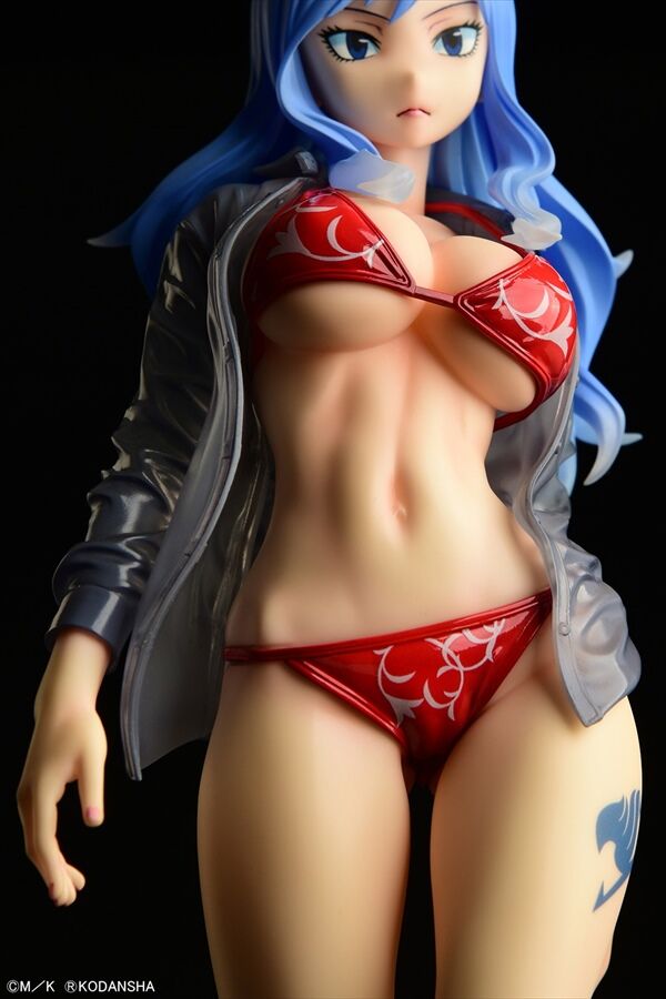Fairy Tail - Juvia Lockser - 1/6 - Gravure_Style, Sheer Wet Shirt SP, Red Bikini!! (Orca Toys) photo 3