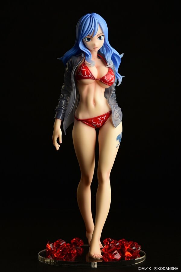 Fairy Tail - Juvia Lockser - 1/6 - Gravure_Style, Sheer Wet Shirt SP, Red Bikini!! (Orca Toys) photo 5