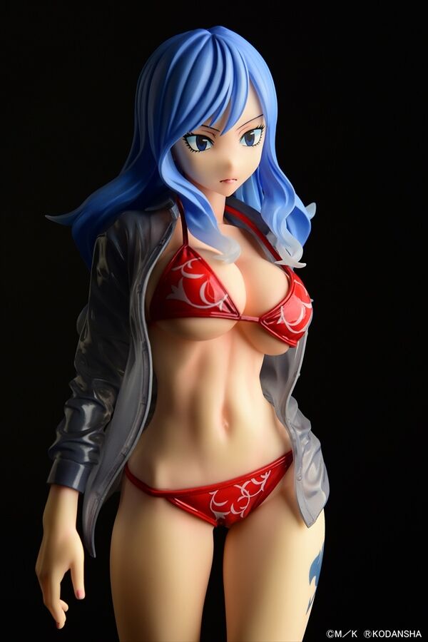 Fairy Tail - Juvia Lockser - 1/6 - Gravure_Style, Sheer Wet Shirt SP, Red Bikini!! (Orca Toys) photo 6
