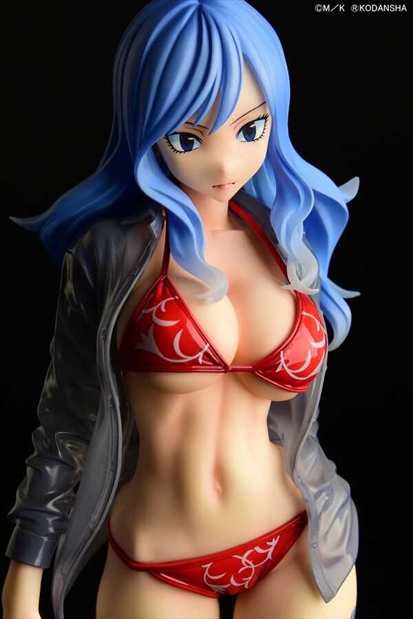 Fairy Tail - Juvia Lockser - 1/6 - Gravure_Style, Sheer Wet Shirt SP, Red Bikini!! (Orca Toys) photo 7