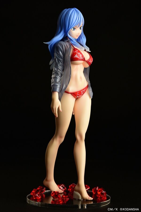 Fairy Tail - Juvia Lockser - 1/6 - Gravure_Style, Sheer Wet Shirt SP, Red Bikini!! (Orca Toys) photo 8