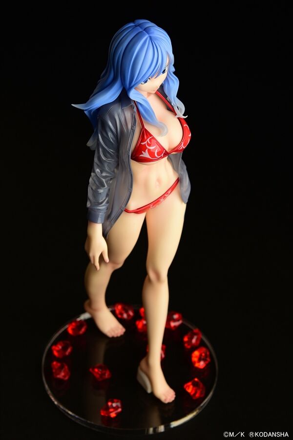 Fairy Tail - Juvia Lockser - 1/6 - Gravure_Style, Sheer Wet Shirt SP, Red Bikini!! (Orca Toys) photo 9