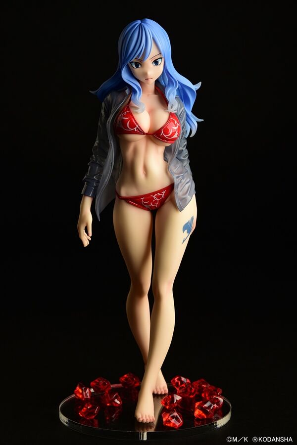 Fairy Tail - Juvia Lockser - 1/6 - Gravure_Style, Sheer Wet Shirt SP, Red Bikini!! (Orca Toys) photo 14