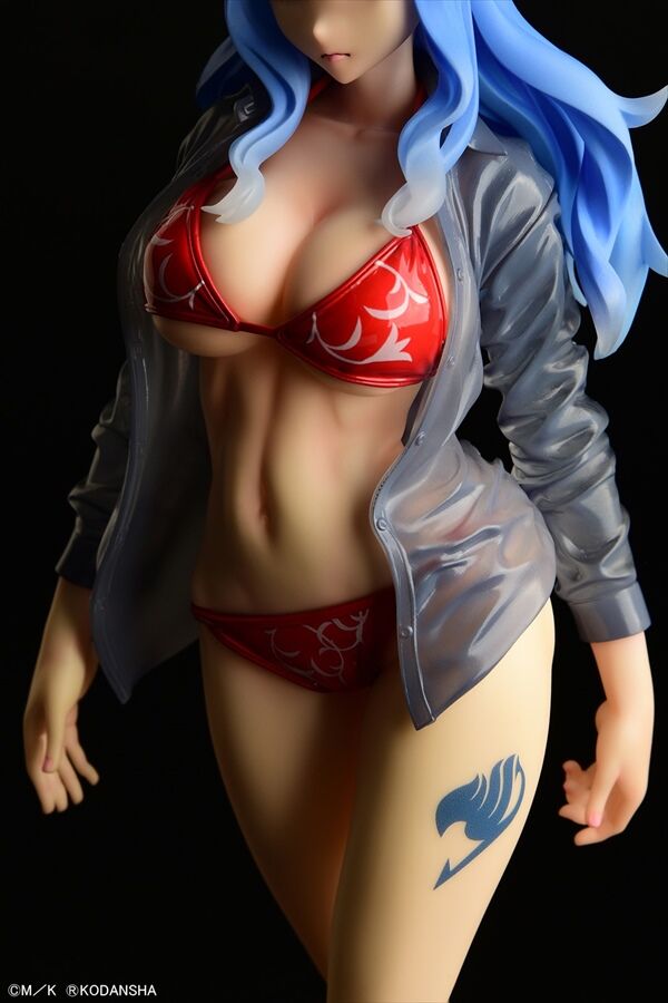 Fairy Tail - Juvia Lockser - 1/6 - Gravure_Style, Sheer Wet Shirt SP, Red Bikini!! (Orca Toys) photo 22