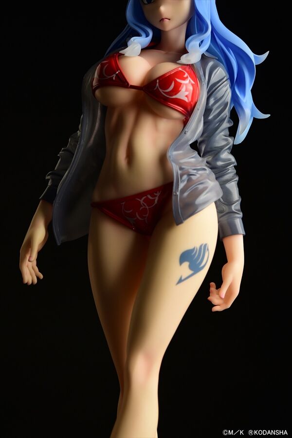 Fairy Tail - Juvia Lockser - 1/6 - Gravure_Style, Sheer Wet Shirt SP, Red Bikini!! (Orca Toys) photo 23