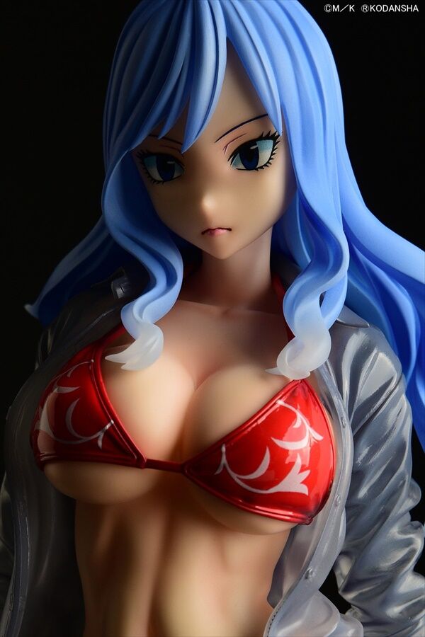 Fairy Tail - Juvia Lockser - 1/6 - Gravure_Style, Sheer Wet Shirt SP, Red Bikini!! (Orca Toys) photo 24