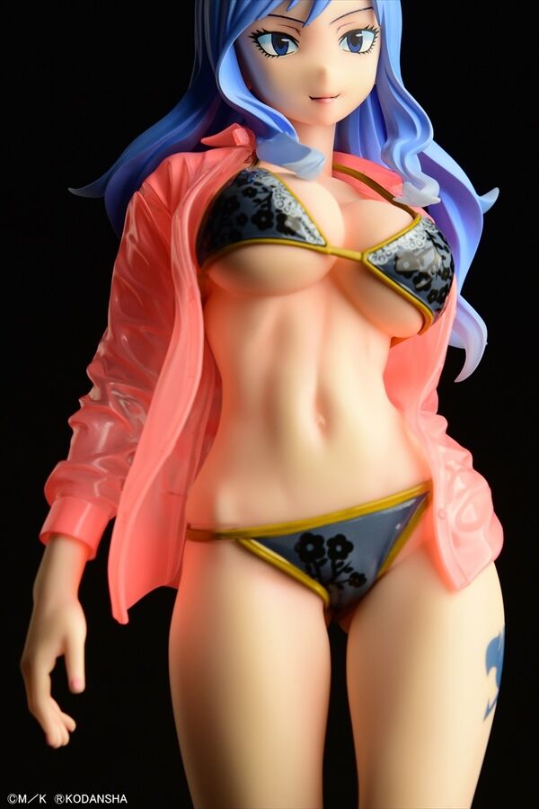 Fairy Tail - Juvia Lockser - 1/6 - Gravure_Style, Sheer Wet Shirt SP, Black Bikini!! (Orca Toys) photo 2