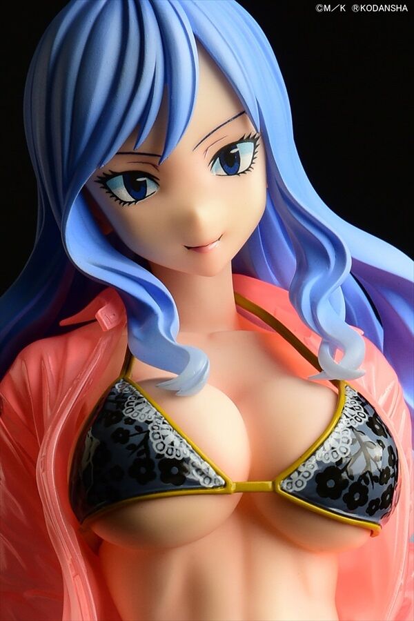 Fairy Tail - Juvia Lockser - 1/6 - Gravure_Style, Sheer Wet Shirt SP, Black Bikini!! (Orca Toys) photo 4